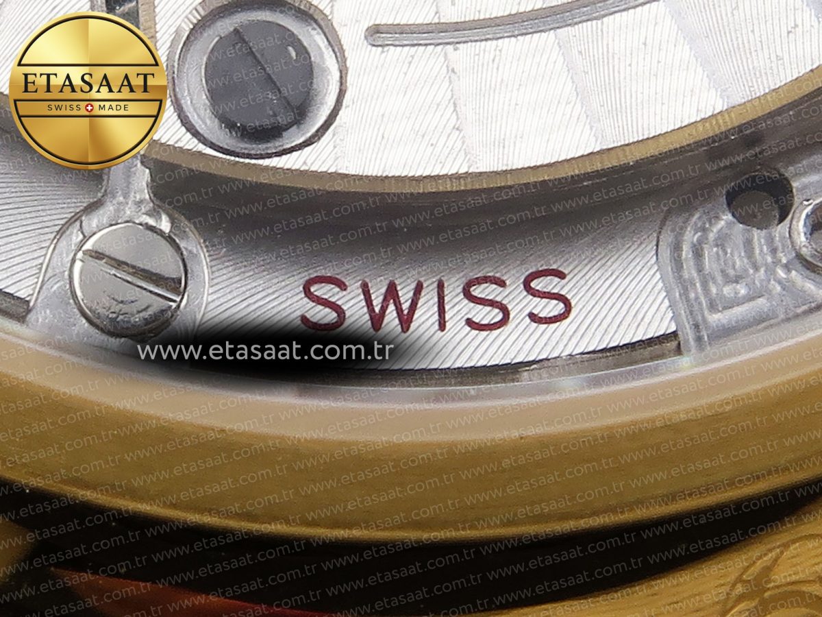 Omega De Ville Power Reserve YG Black Dial on Black Leather A8810 - Görsel 22