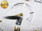 Omega De Ville Power Reserve YG White Dial on Brown Leather A8810 - Görsel 12