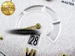 Omega De Ville Power Reserve YG White Dial on Brown Leather A8810 - Görsel 12