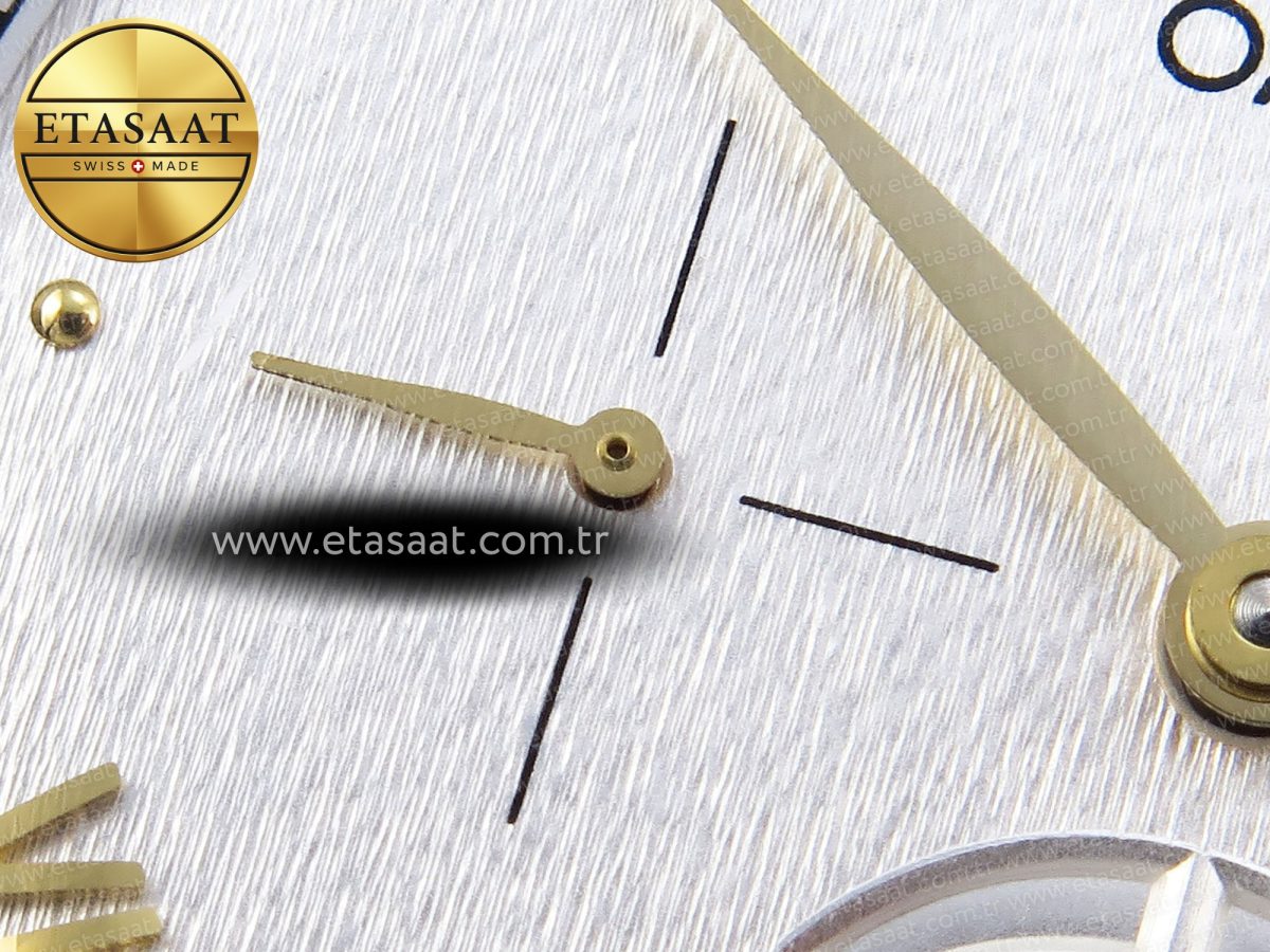 Omega De Ville Power Reserve YG White Dial on Brown Leather A8810 - Görsel 14