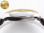 Omega De Ville Power Reserve YG White Dial on Brown Leather A8810 - Görsel 15