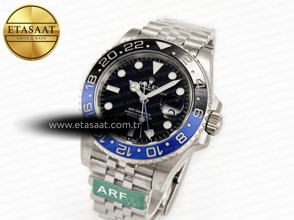 Rolex GMT-Master II 126710 BLNR Blue/Black Ceramic 904L Best Edition on Jubilee Bracelet SH3285 - Görsel 1