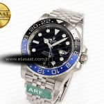 Rolex GMT-Master II 126710 BLNR Blue/Black Ceramic 904L Best Edition on Jubilee Bracelet SH3285