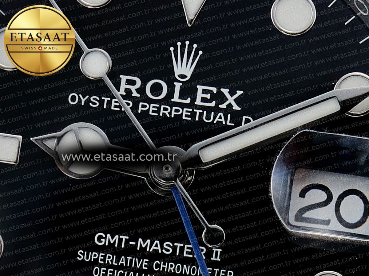 Rolex GMT-Master II 126710 BLNR Blue/Black Ceramic 904L Best Edition on Jubilee Bracelet SH3285 - Görsel 11