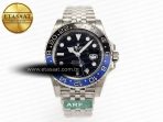 Rolex GMT-Master II 126710 BLNR Blue/Black Ceramic 904L Best Edition on Jubilee Bracelet SH3285 - Görsel 3