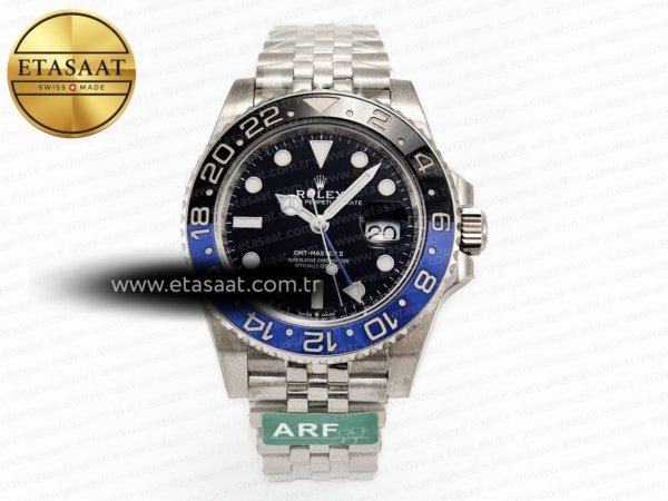 Rolex GMT-Master II 126710 BLNR Mavi/Siyah Seramik Mavi Eta Saat - 1:1 Süper Klon Replika Saat