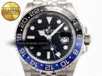 Rolex GMT-Master II 126710 BLNR Blue/Black Ceramic 904L Best Edition on Jubilee Bracelet SH3285 - Görsel 5