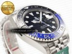 Rolex GMT-Master II 126710 BLNR Blue/Black Ceramic 904L Best Edition on Jubilee Bracelet SH3285 - Görsel 7