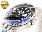 Rolex GMT-Master II 126710 BLNR Blue/Black Ceramic 904L Best Edition on Jubilee Bracelet SH3285 - Görsel 8