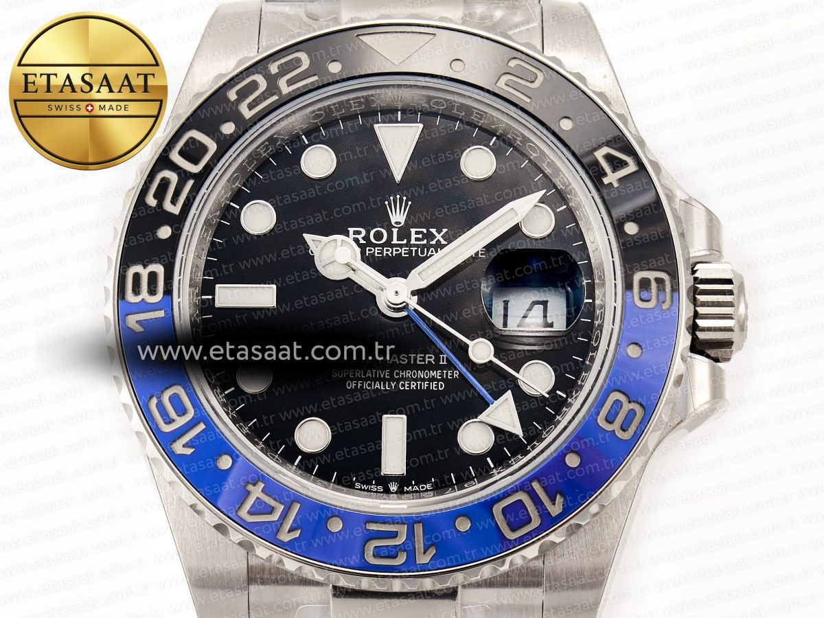 Rolex GMT-Master II 126710 BLNR Blue/Black Ceramic Best Edition on Oyster Bracelet SH3285 - Görsel 4