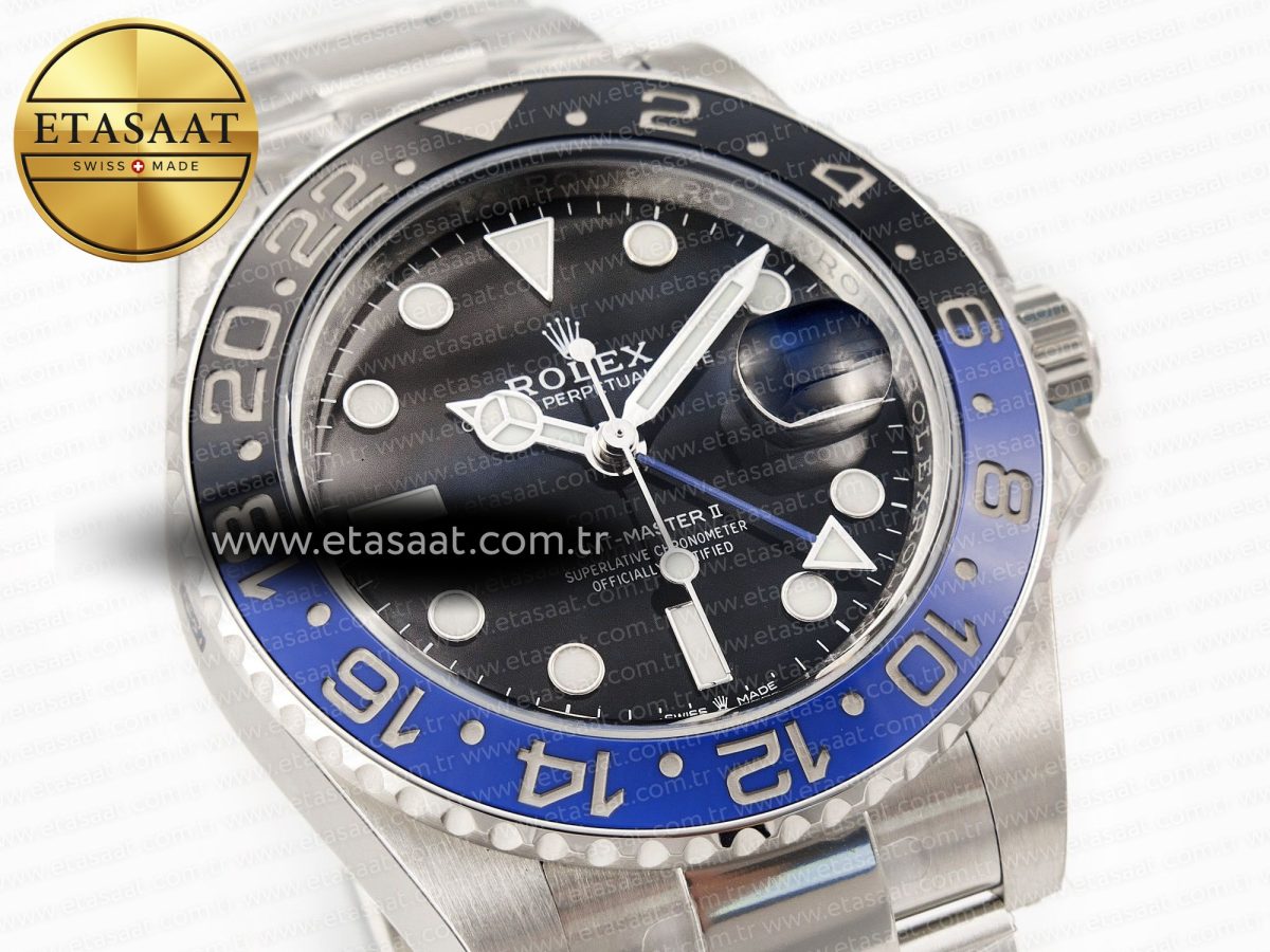 Rolex GMT-Master II 126710 BLNR Blue/Black Ceramic Best Edition on Oyster Bracelet SH3285 - Görsel 5