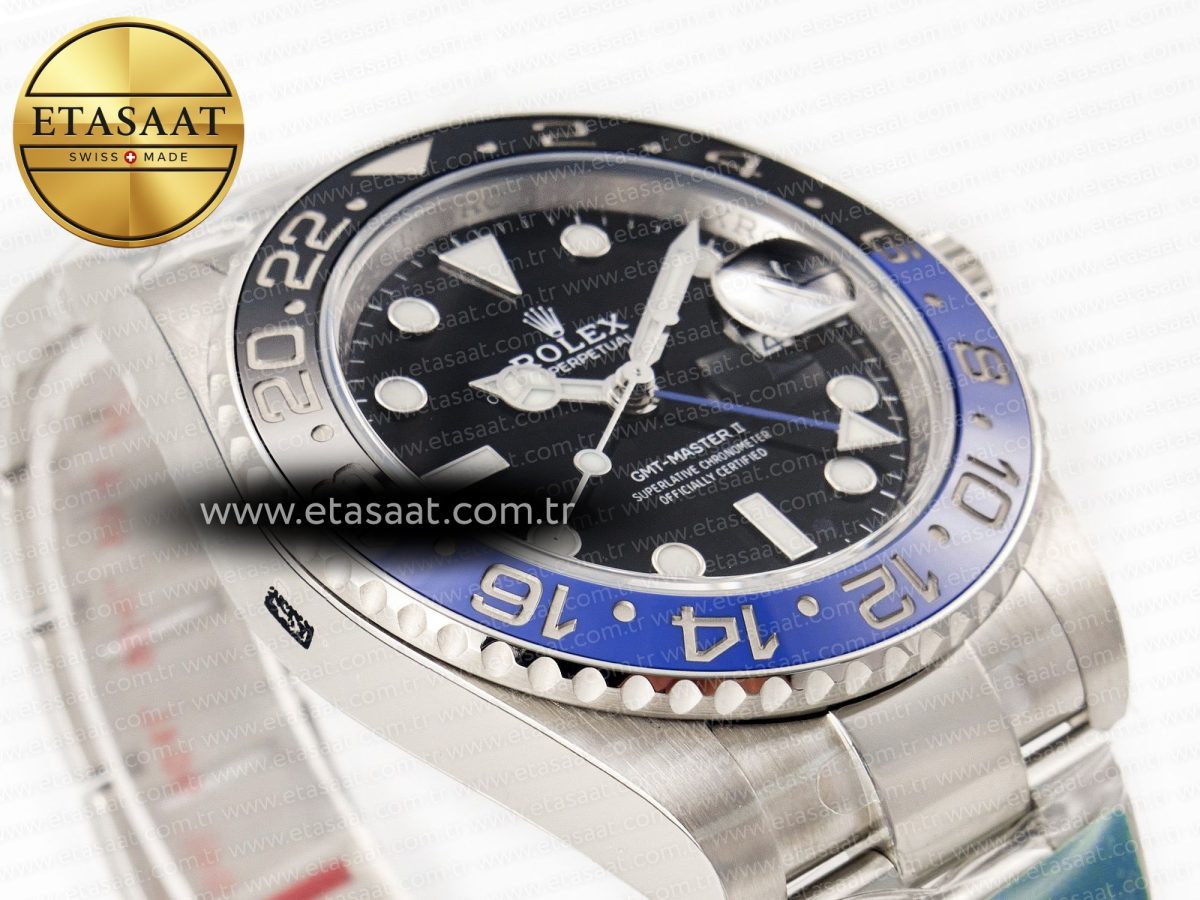Rolex GMT-Master II 126710 BLNR Blue/Black Ceramic Best Edition on Oyster Bracelet SH3285 - Görsel 6
