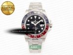 Rolex GMT-Master II 126710 BLRO Blue/Red Ceramic 904L ARF 1:1 Best Edition on Bracelet SH3285 - Görsel 3