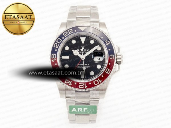 Rolex GMT-Master II 126710 BLRO Mavi/Kırmızı Seramik SH3285 Eta Saat - 1:1 Süper Klon Replika Saat