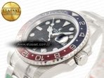Rolex GMT-Master II 126710 BLRO Blue/Red Ceramic 904L ARF 1:1 Best Edition on Bracelet SH3285 - Görsel 6