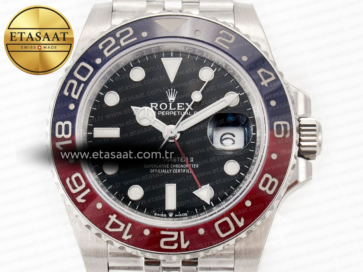 Rolex GMT-Master II 126710 BLRO Blue/Red Ceramic 904L SH3285 - Görsel 4