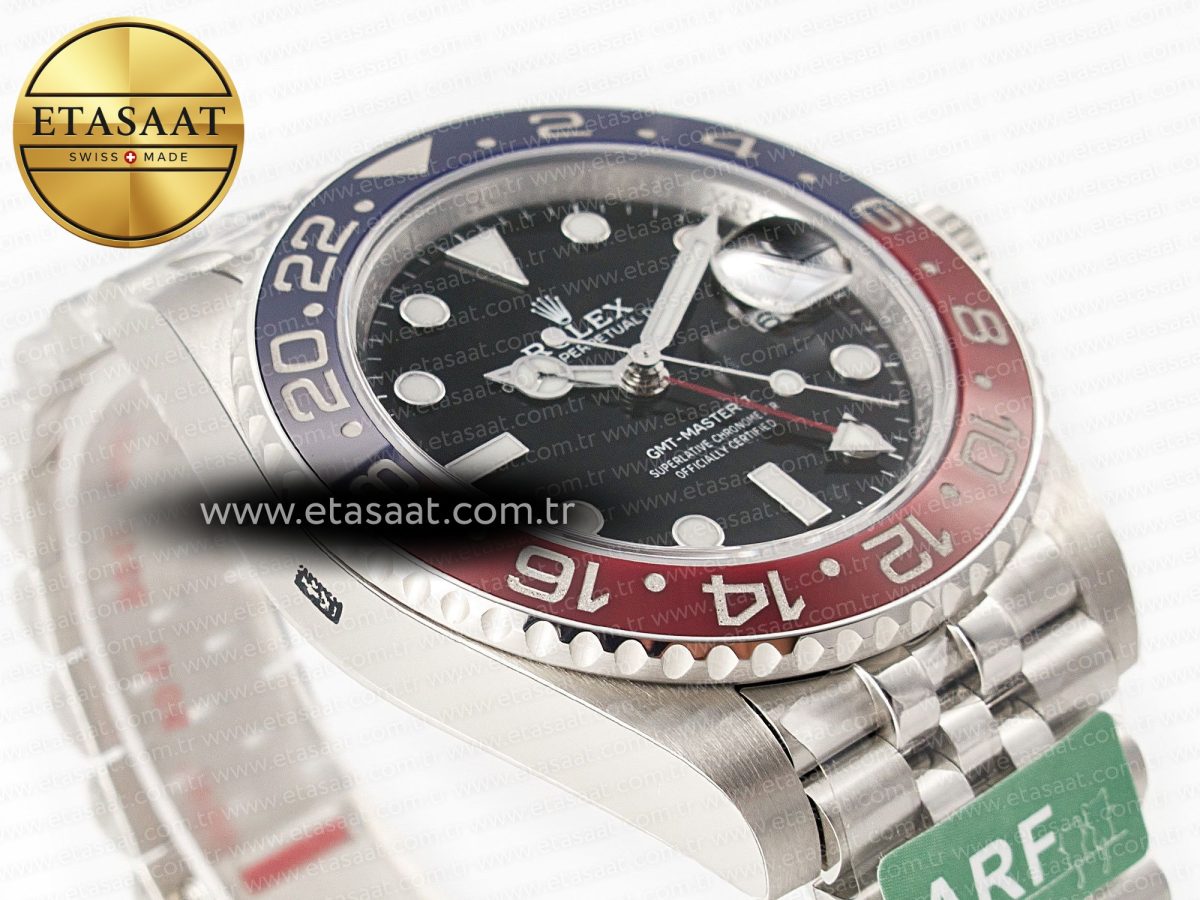 Rolex GMT-Master II 126710 BLRO Blue/Red Ceramic 904L SH3285 - Görsel 6