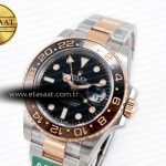 Rolex GMT-Master II 126711 Best Edition Black Dial on RG/SS Bracelet SH3285