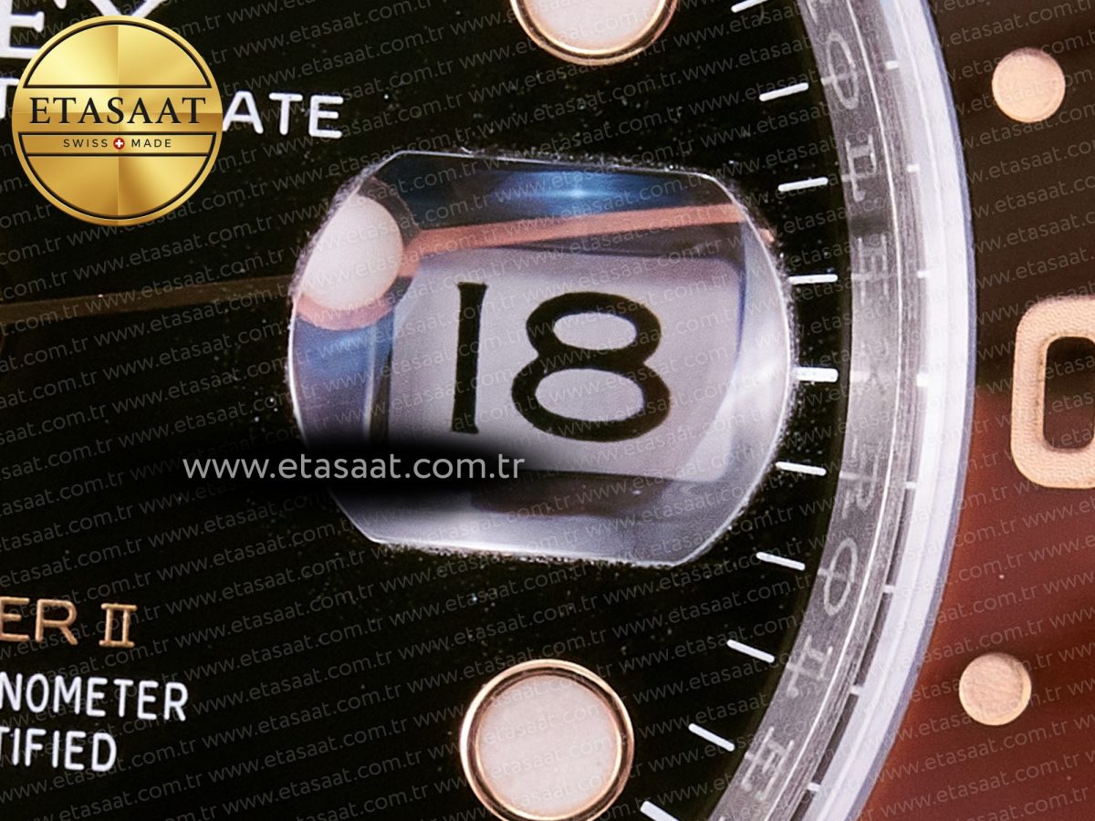 Rolex GMT-Master II 126711 Best Edition Black Dial on RG/SS Bracelet SH3285 - Görsel 11