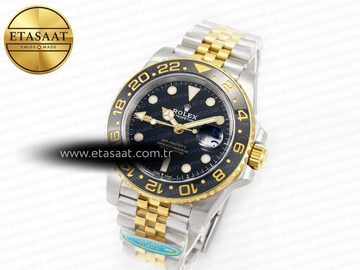 Rolex GMT Master II 126713 Best Edition Black Dial on Jubilee Bracelet DD3285 - Görsel 1