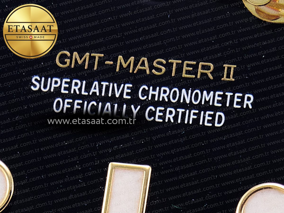 Rolex GMT-Master II 126713 Best Edition Black Dial on YG/SS Jubilee Bracelet SH3285 - Görsel 11