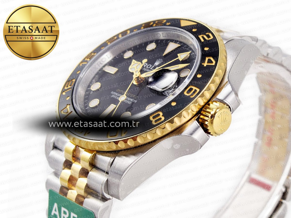 Rolex GMT-Master II 126713 Best Edition Black Dial on YG/SS Jubilee Bracelet SH3285 - Görsel 7