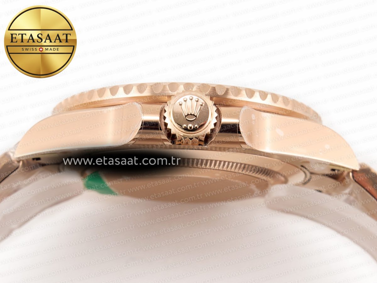 Rolex GMT-Master II 126715 Best Edition Black Dial on RG Bracelet SH3285 - Görsel 10