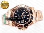 Rolex GMT-Master II 126715 Best Edition Black Dial on RG Bracelet SH3285 - Görsel 8
