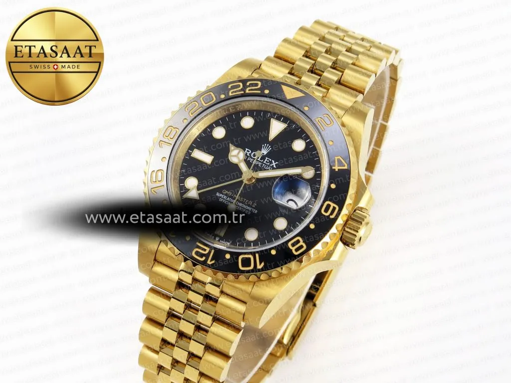gmt master ii 126718 apf 11 best edition black dial on jubilee bracelet vr3285 chs1