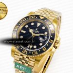Rolex GMT-Master II 126718 Best Edition Black Dial on YG Jubilee Bracelet SH3285