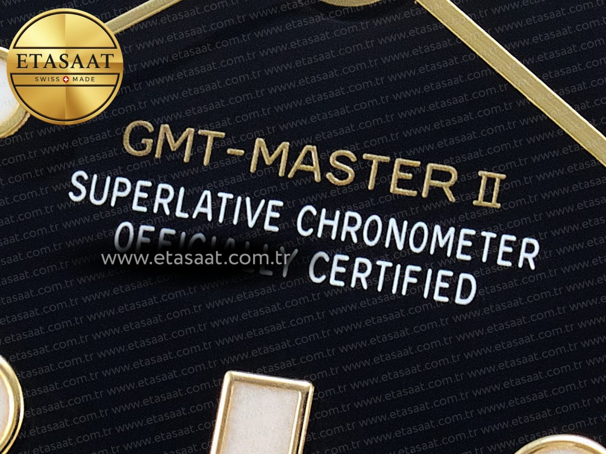 Rolex GMT-Master II 126718 Best Edition Black Dial on YG Jubilee Bracelet SH3285 - Görsel 14