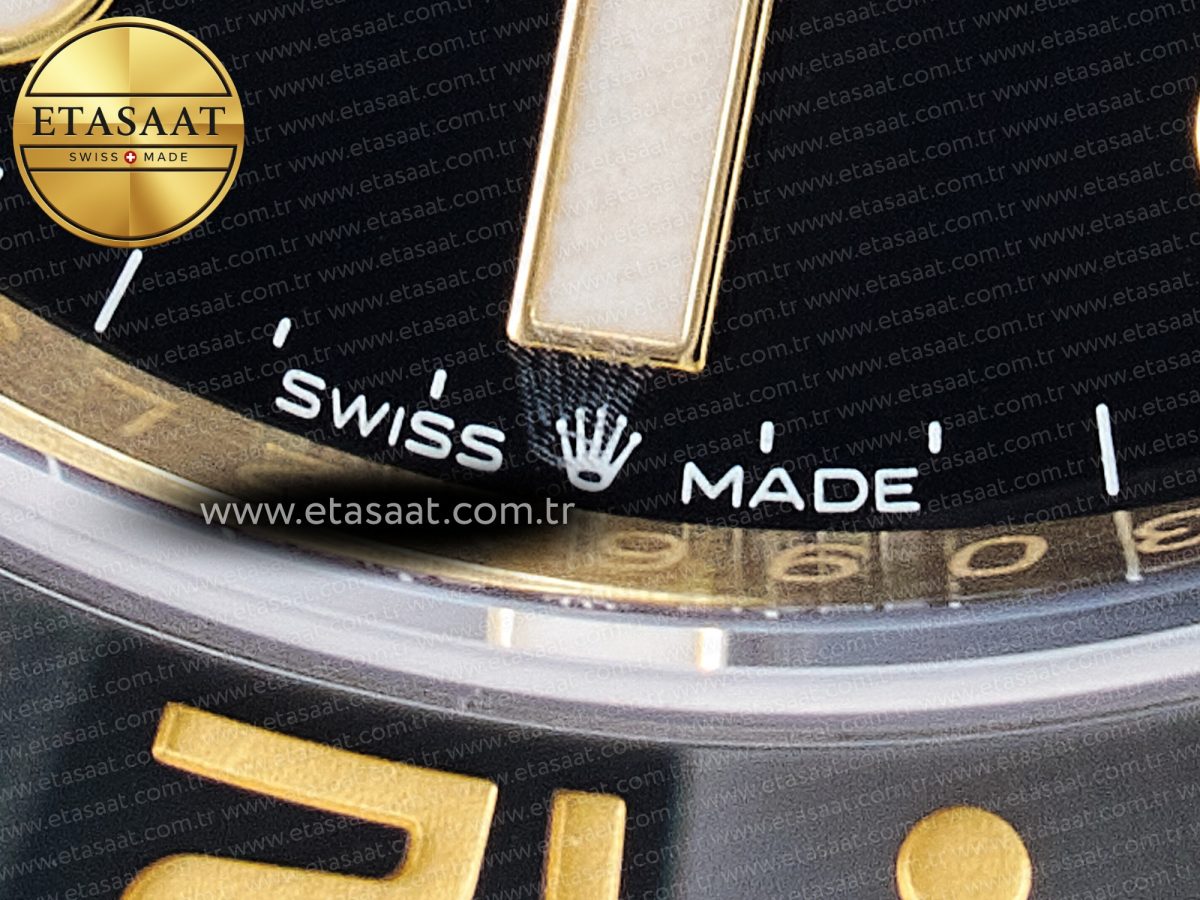 Rolex GMT-Master II 126718 Best Edition Black Dial on YG Jubilee Bracelet SH3285 - Görsel 15