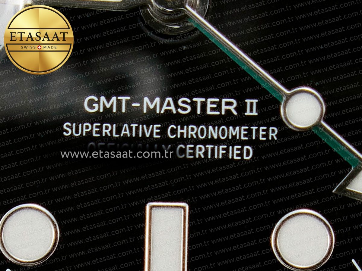 Rolex GMT Master II 126720 VTNR 904L SS Best Edition Black Dial on Jubilee Bracelet VR3285 - Görsel 14