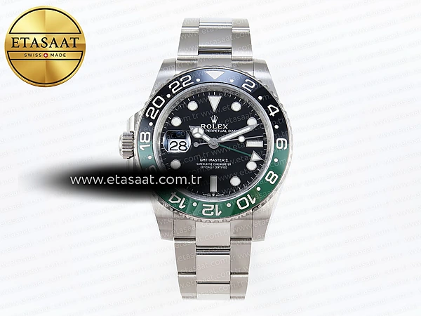Rolex GMT Master II 126720 Oyster SH3285 Eta Saat - 1:1 Süper Klon Replika Saat