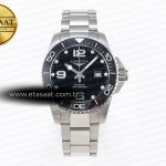 Longines Hydroconquest Siyah Seramik-Siyah Kadran L888 Eta Saat - Görsel 3 - 1:1 Süper Klon Saat