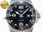 Longines HYDROCONQUEST BLACK CERAMIC-BLACK DIAl L888 - Görsel 4