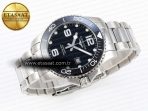 Longines HYDROCONQUEST BLACK CERAMIC-BLACK DIAl L888 - Görsel 6
