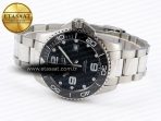 Longines HYDROCONQUEST BLACK CERAMIC-BLACK DIAl L888 - Görsel 7