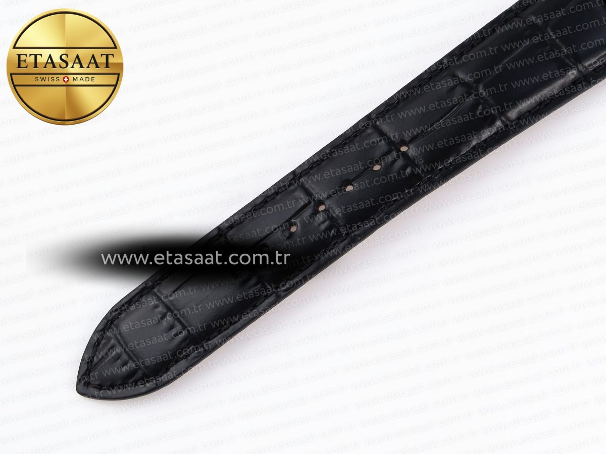 Jaeger Lecoultre Master Ultra Thin Moon 1368420 SS ZF 1:1 Best Edition Blue Dial on Black Leather Strap SA925 Super Clone V2 - Görsel 25