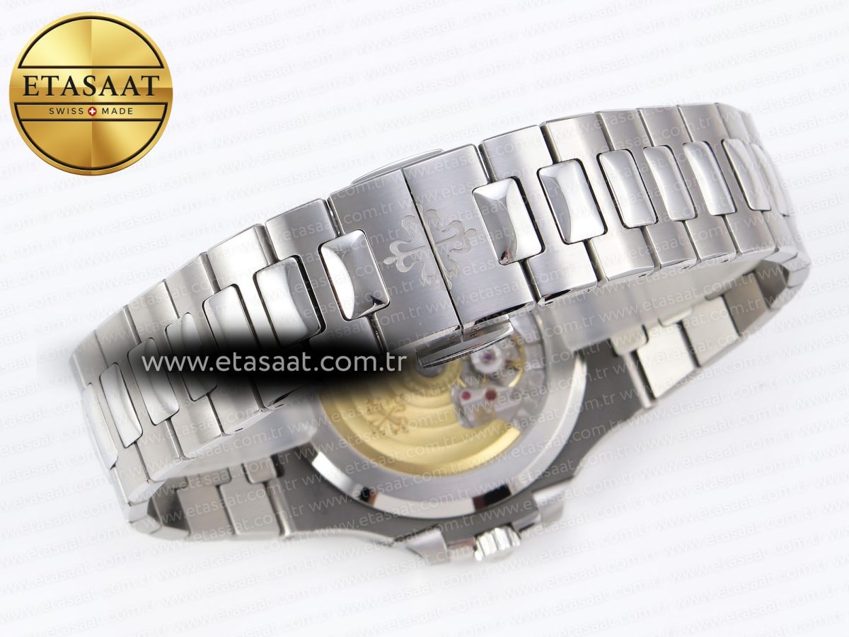 Patek Philippe  Nautilus 5711/1A PPF 1:1 Best Edition Blue Textured Dial on SS Bracelet 324CS V4 - Görsel 15