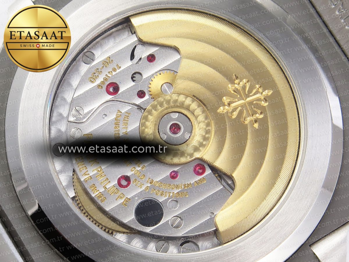 Patek Philippe  Nautilus 5711/1A PPF 1:1 Best Edition Blue Textured Dial on SS Bracelet 324CS V4 - Görsel 17