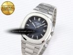 Patek Philippe  Nautilus 5711/1A PPF 1:1 Best Edition Blue Textured Dial on SS Bracelet 324CS V4 - Görsel 2