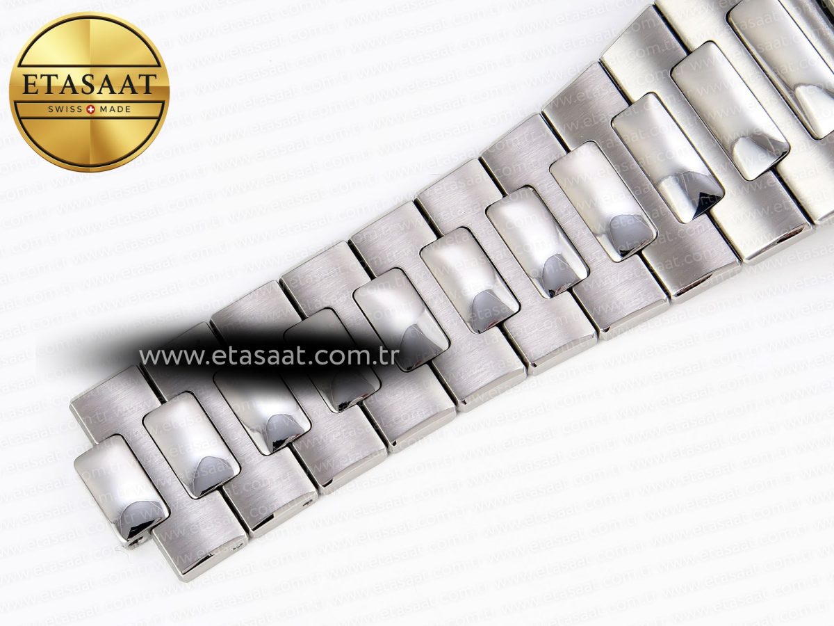 Patek Philippe  Nautilus 5711/1A PPF 1:1 Best Edition Blue Textured Dial on SS Bracelet 324CS V4 - Görsel 23