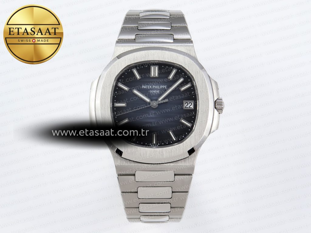 Patek Philippe Nautilus 5711/1A PPF Mavi Dokulu Kadran V4 Eta Saat - Görsel 3 - 1:1 Süper Klon Saat
