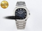 Patek Philippe  Nautilus 5711/1A PPF 1:1 Best Edition Blue Textured Dial on SS Bracelet 324CS V4 - Görsel 3