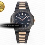 Patek Philippe Nautilus 5711 DIW Karbon Siyah 324CS Eta Saat - Görsel 3 - 1:1 Süper Klon Saat