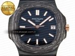 Patek Philippe NAUTILUS 5711 DIW CARBOn BLACK TEXTURED DIAL ON CARBON/RG 324CS - Görsel 4