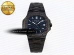 Patek Philippe Nautilus 5711 BLUE TEXTURED DIAL ON CARBON/PVD 324CS - Görsel 3