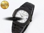 Patek Philippe Nautilus 5711 Silver Textured Dial on Carbon/PVD 324CS