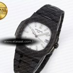 Patek Philippe Nautilus 5711 Silver Textured Dial on Carbon/PVD 324CS